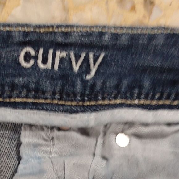 Maurices Curvy Bootcut Stretch Denim Jeans Medium Blue Wash - Picture 8 of 9